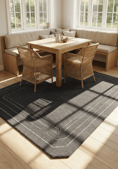 Spectrum Navy Wool Rug