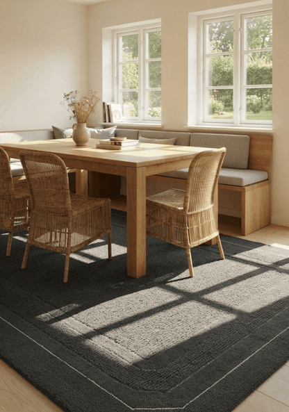 Spectrum Grey Wool Rug