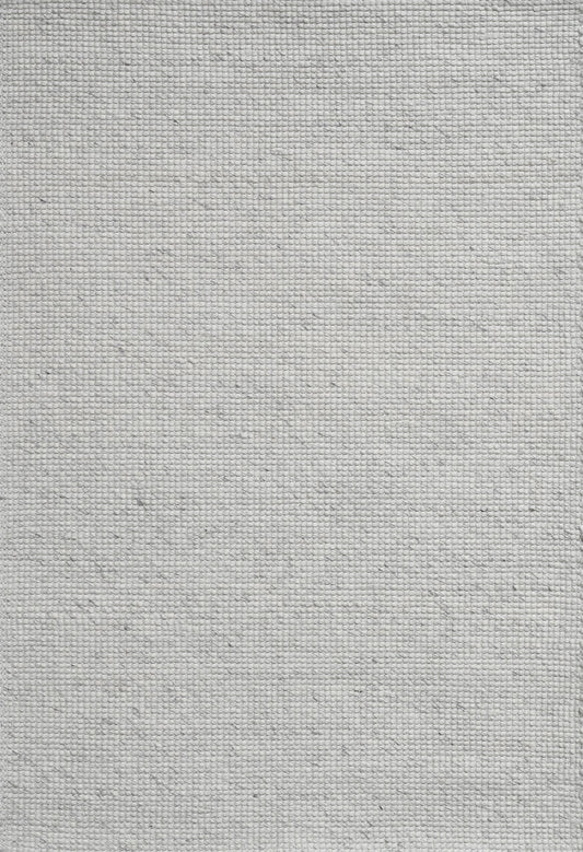 Platinum Silver Wool Rug