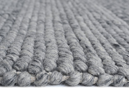 Pebble Ash Wool Rug