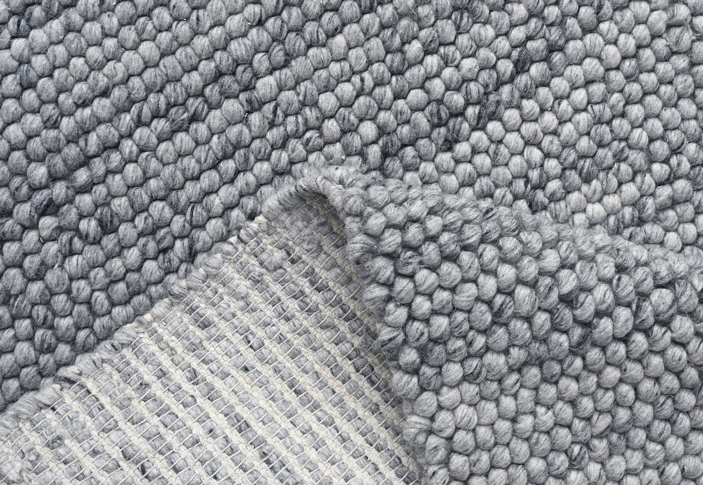 Pebble Ash Wool Rug