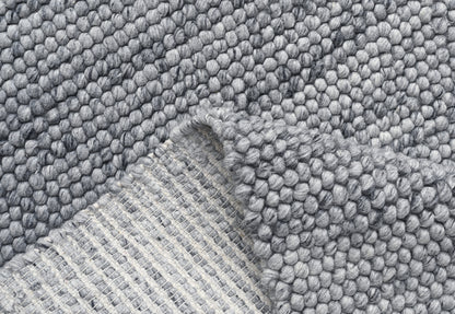 Pebble Ash Wool Rug