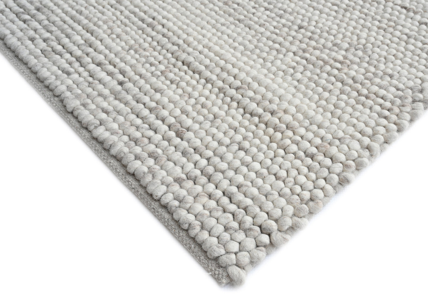 Pebble Ivory Wool Rug
