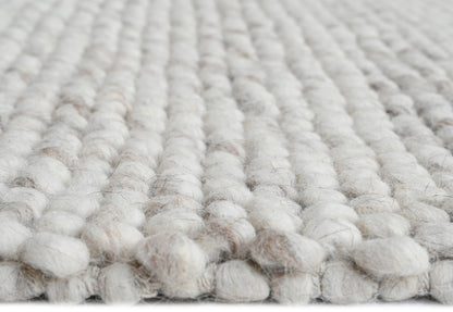 Pebble Ivory Wool Rug