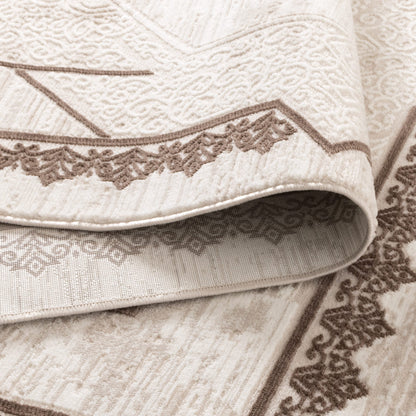 Adore Ivory Brown Rug