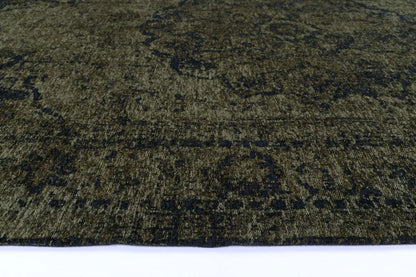 Zorin Olive Round Rug