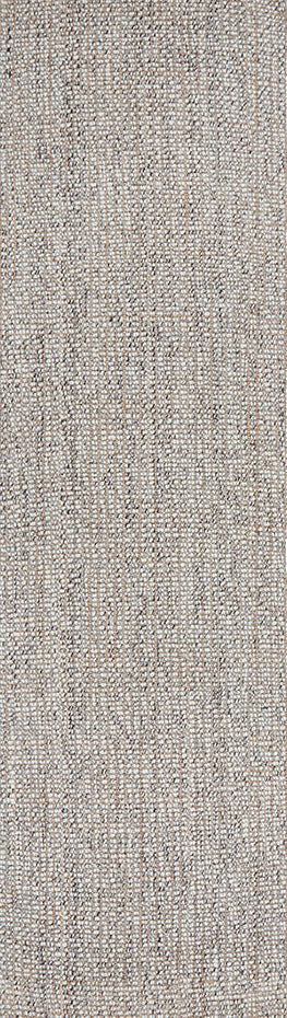 Norvelle Grey Wool & Jute Runner Rug
