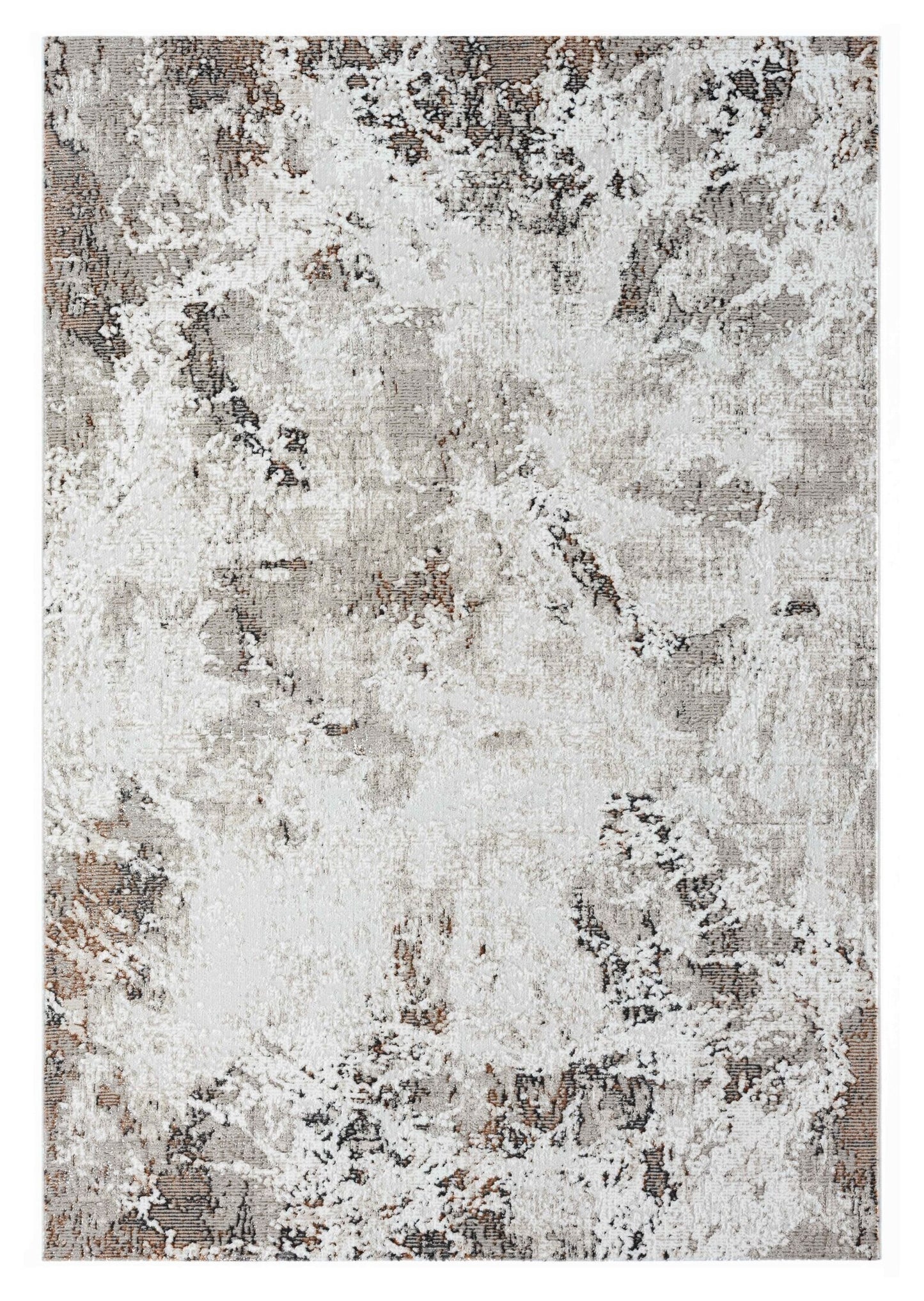 Avalon Brown Splash Rug