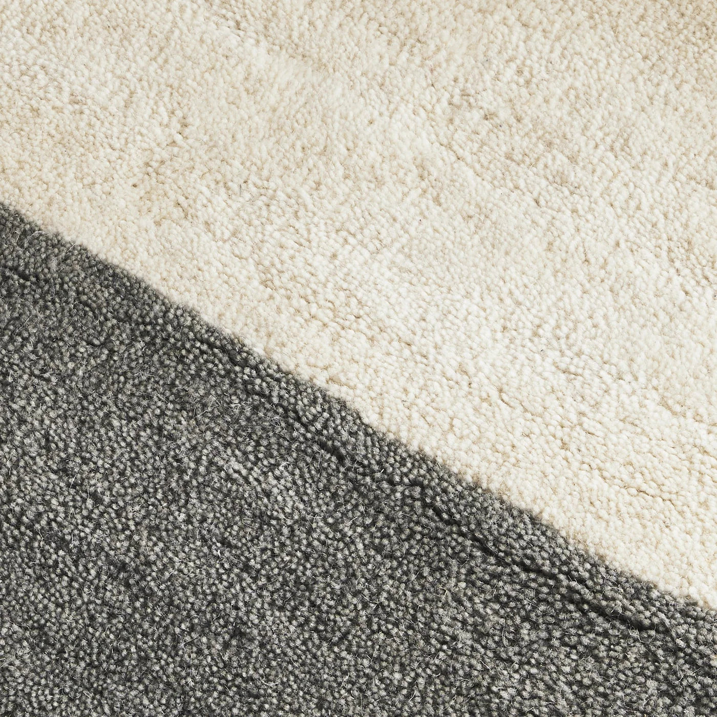 Aven Ivory Brown Wool Rug