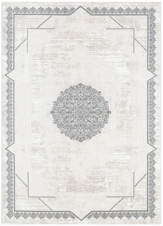 Adore Ivory Grey Rug ‚Äö√Ñ√Æ polypropylene rug, soft neutral, Haus & Harbour