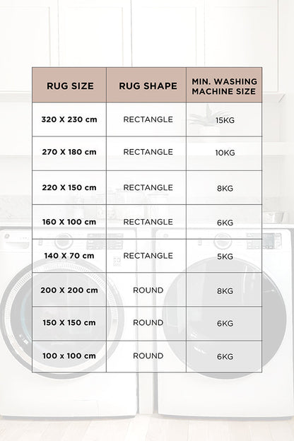Aestiva Natural Washable Rug