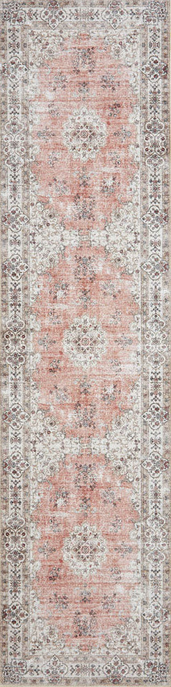 Affina Pink Washable Runner Rug