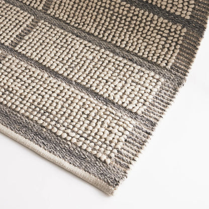 Norix Grey Wool Rug