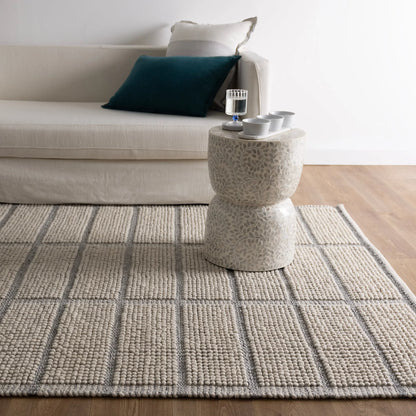 Norix Grey Wool Rug