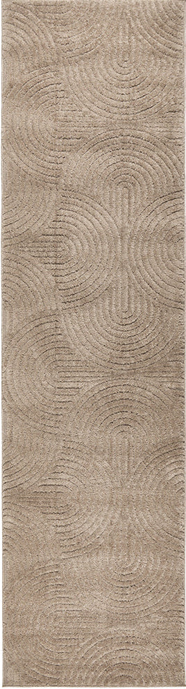 Alcova Caramel Beige Runner Rug