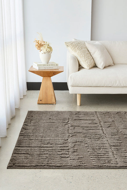 Alcova Coffee Brown Rug