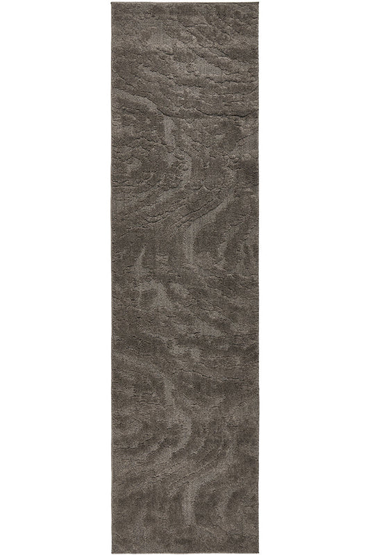 Alcova Mocha Brown Runner Rug