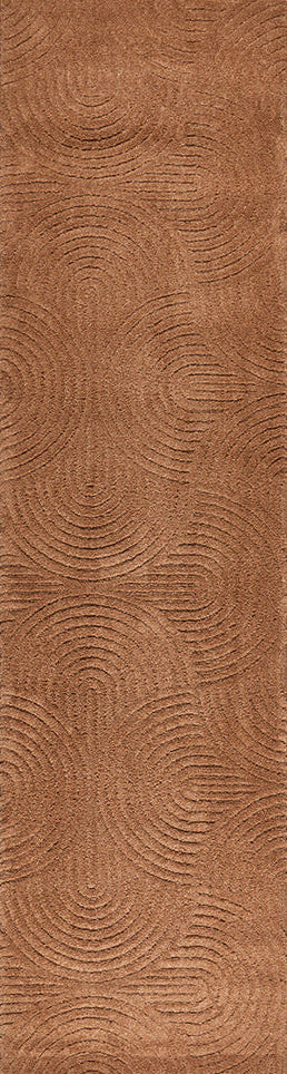 Alcova Terracotta Brown Runner Rug
