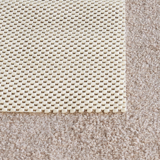 Anti Slip Rug Pad, White Pvc, Hard Flooring

