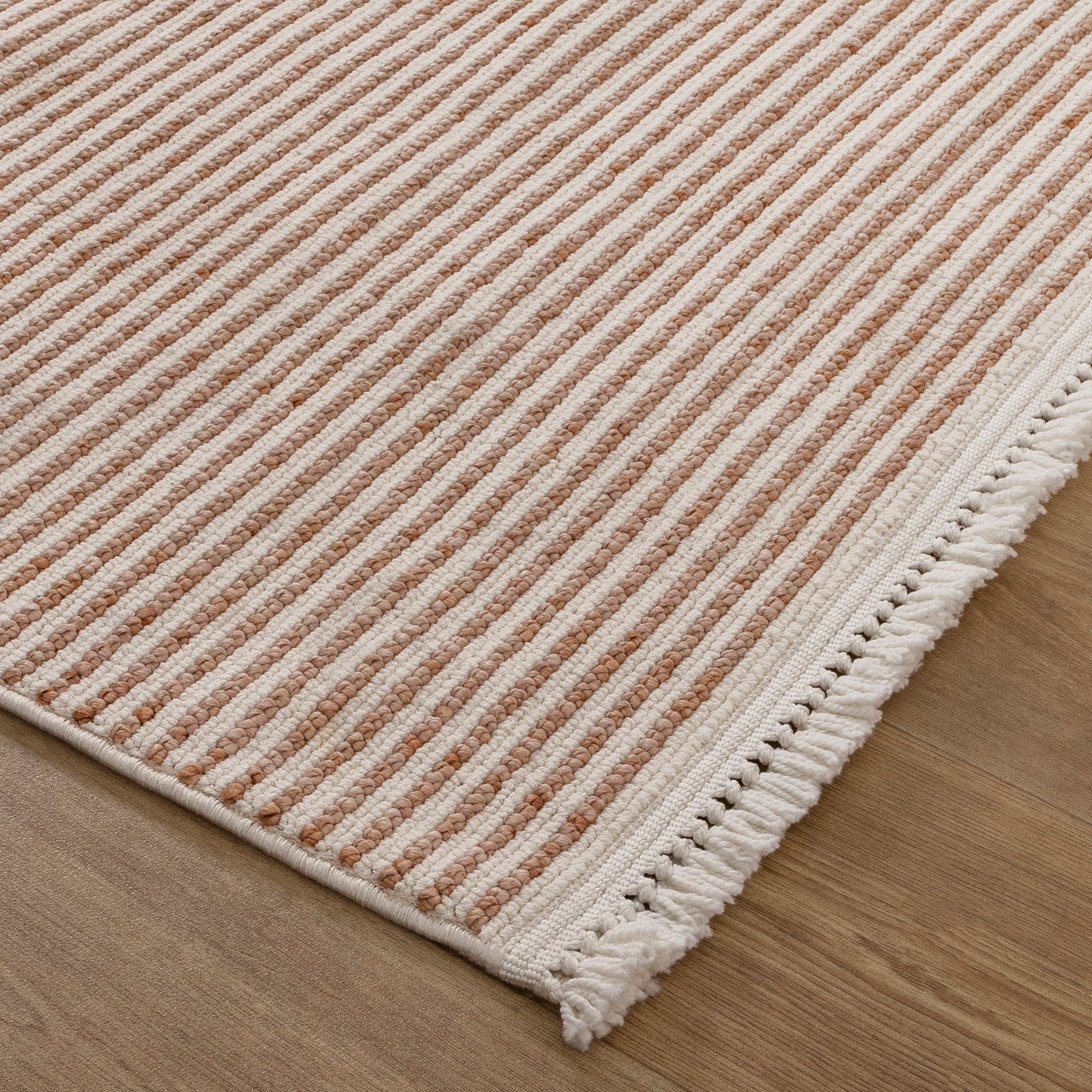 Bravo Modern Ivory Pink Rug