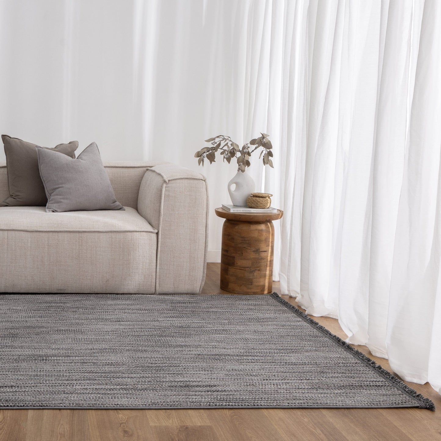 Bravo Grey Lines Rug