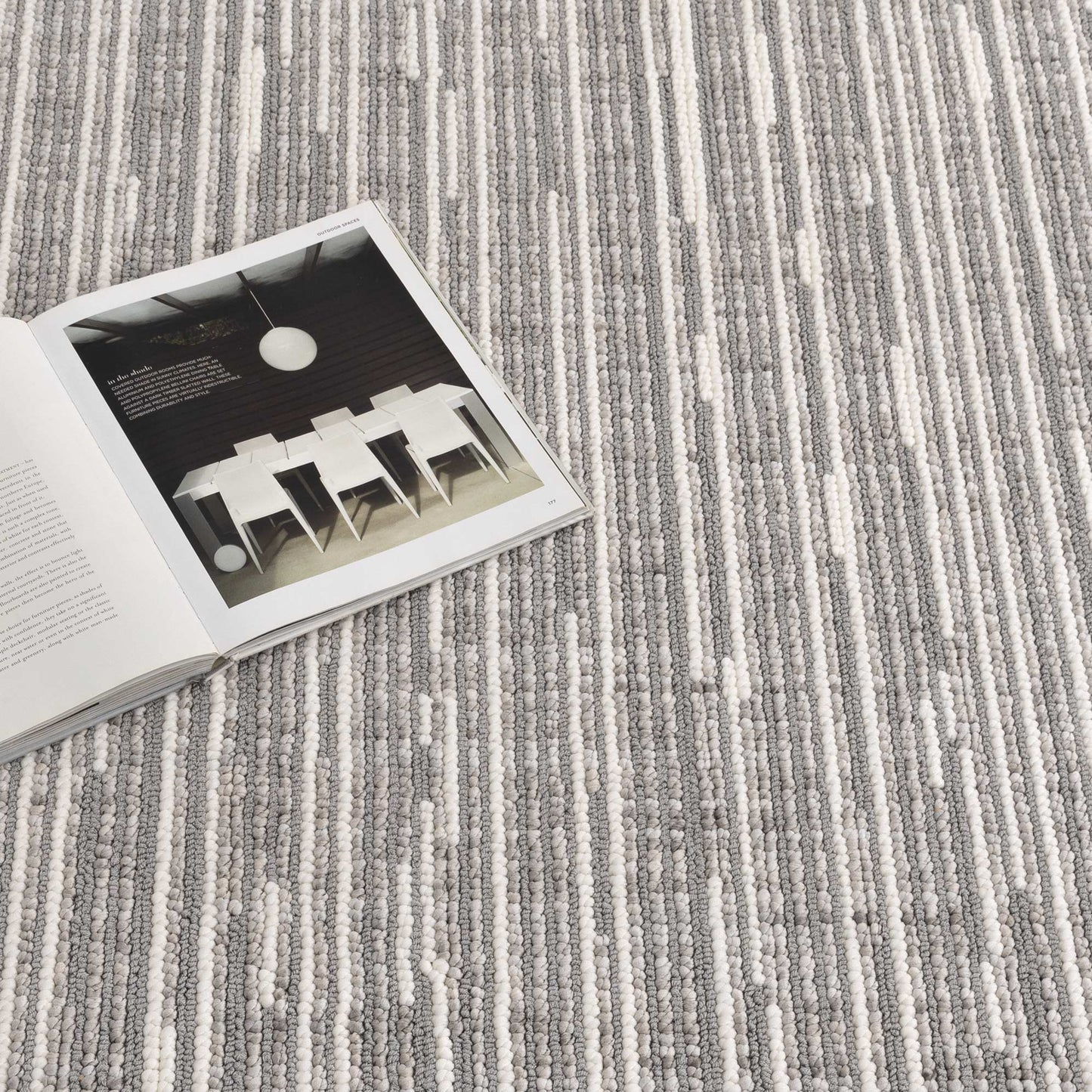 Bravo Modern Silver Rug