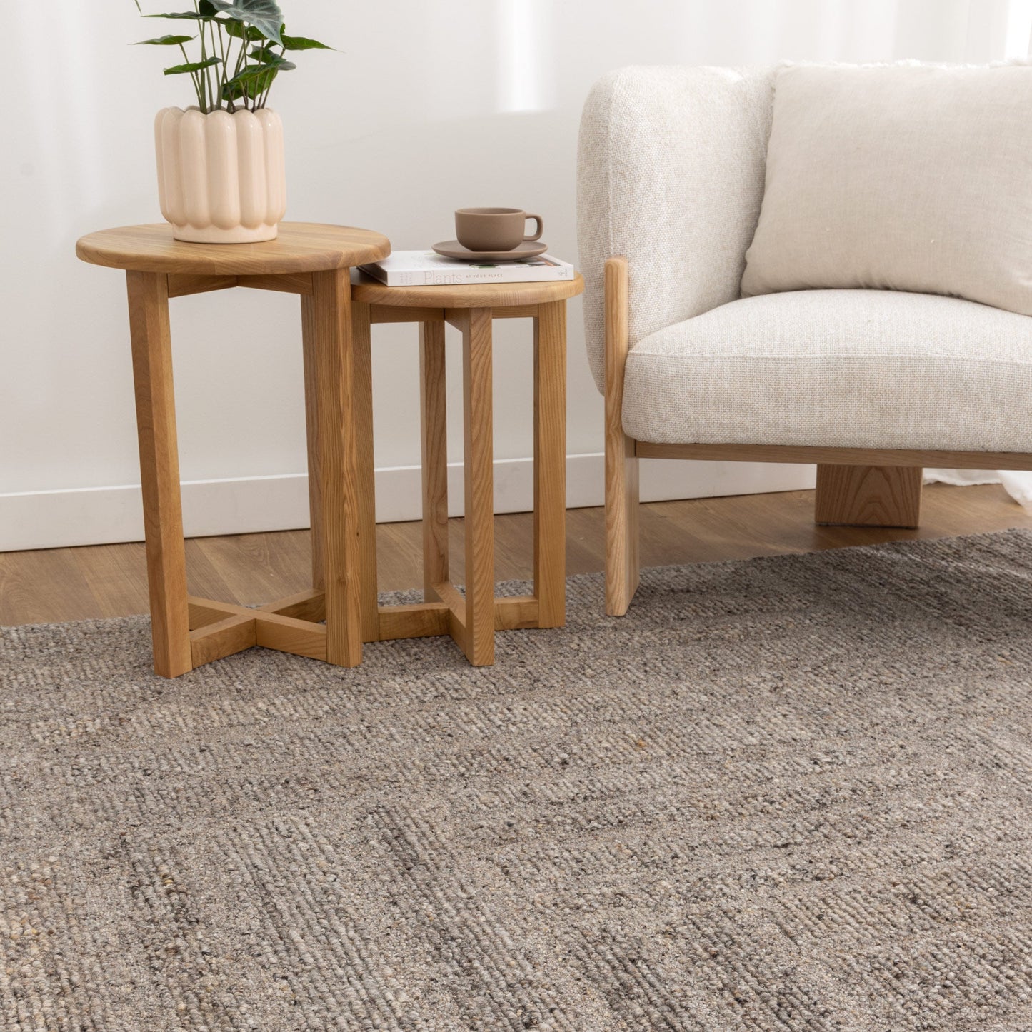 Serenity Chocolate Wool Rug