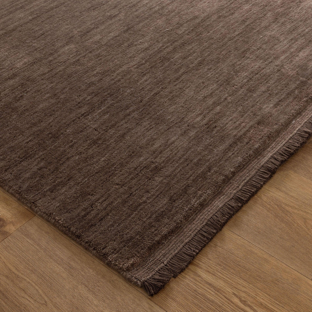 Chamberlain Modern Chocolate Wool Rug