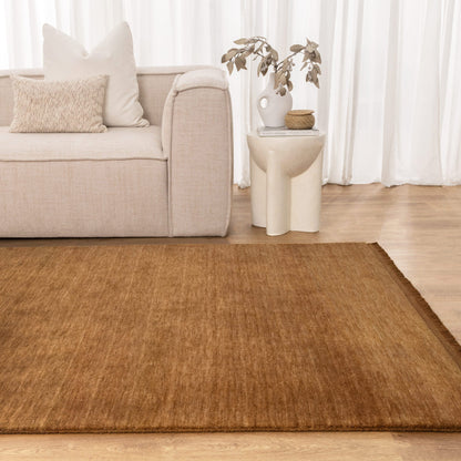 Chamberlain Modern Brown Wool Rug