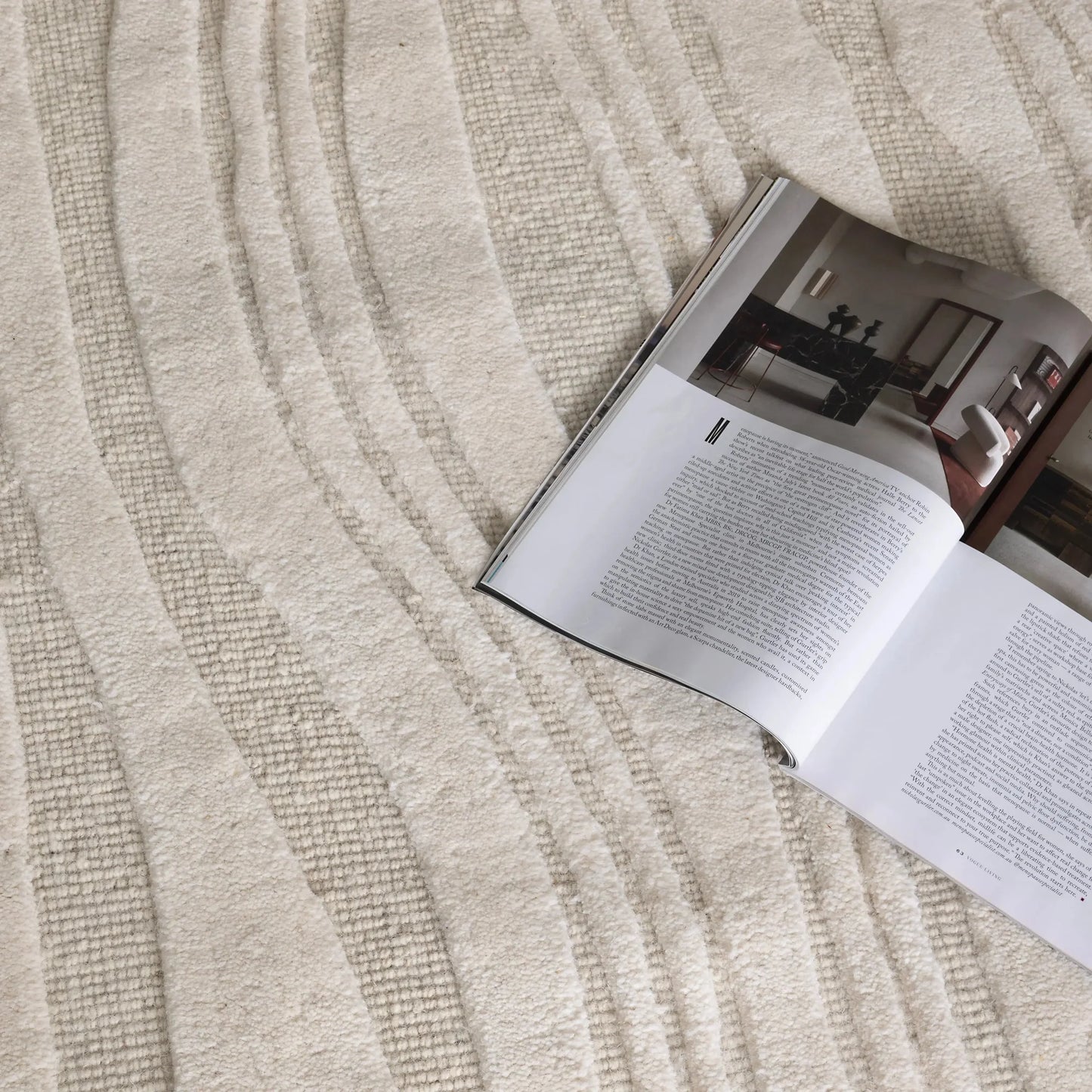 Sola Ivory Wool Rug