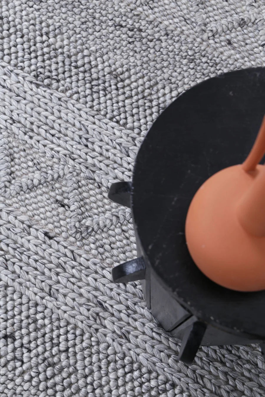 Aris Grey Wool Rug