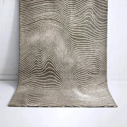 Zyra Modern Green Rug