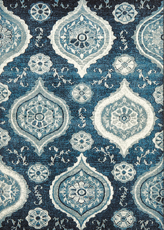 Cavelle Navy Blue Rug