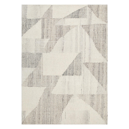 Zorell Beige Brown Wool Rug