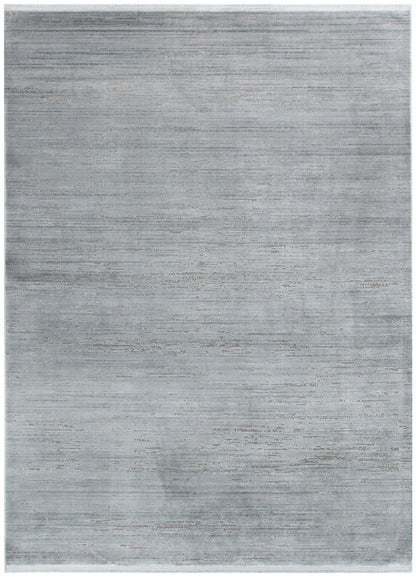 Bellevue Grey Lines Rug ‚Äö√Ñ√Æ viscose rug, soft sheen, subtle, Haus & Harbour