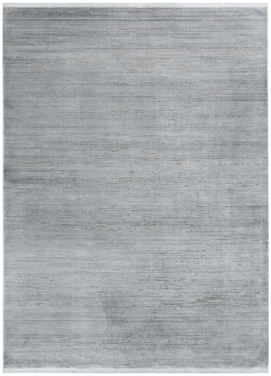 Bellevue Grey Lines Rug ‚Äö√Ñ√Æ viscose rug, soft sheen, subtle, Haus & Harbour