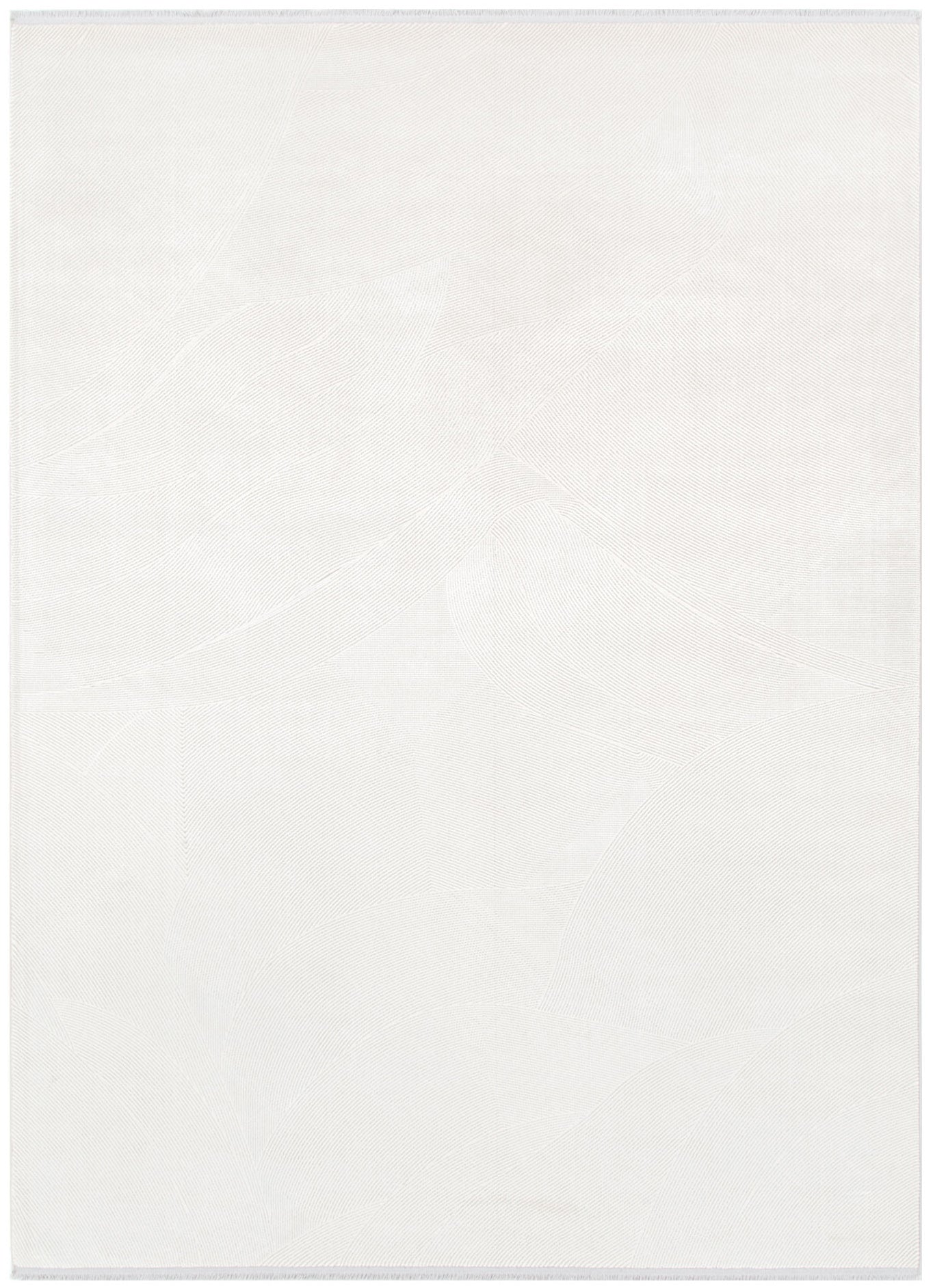 Bellevue Modern White Rug ‚Äö√Ñ√Æ viscose rug, soft sheen, subtle, Haus & Harbour