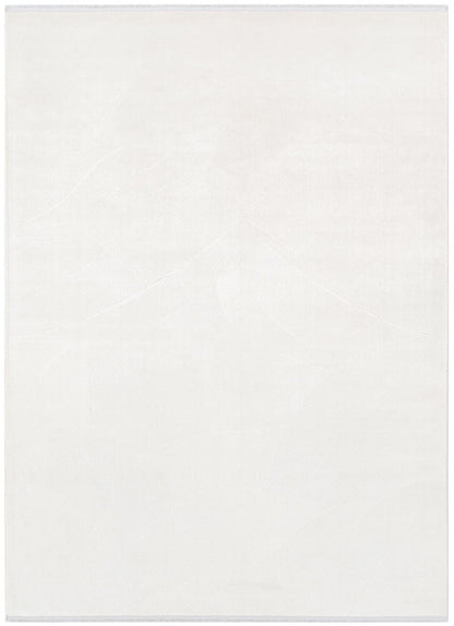 Bellevue Modern White Rug ‚Äö√Ñ√Æ viscose rug, soft sheen, subtle, Haus & Harbour