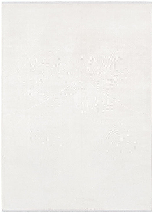 Bellevue Modern White Rug ‚Äö√Ñ√Æ viscose rug, soft sheen, subtle, Haus & Harbour