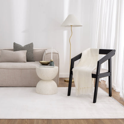 Bellevue Modern White Rug
