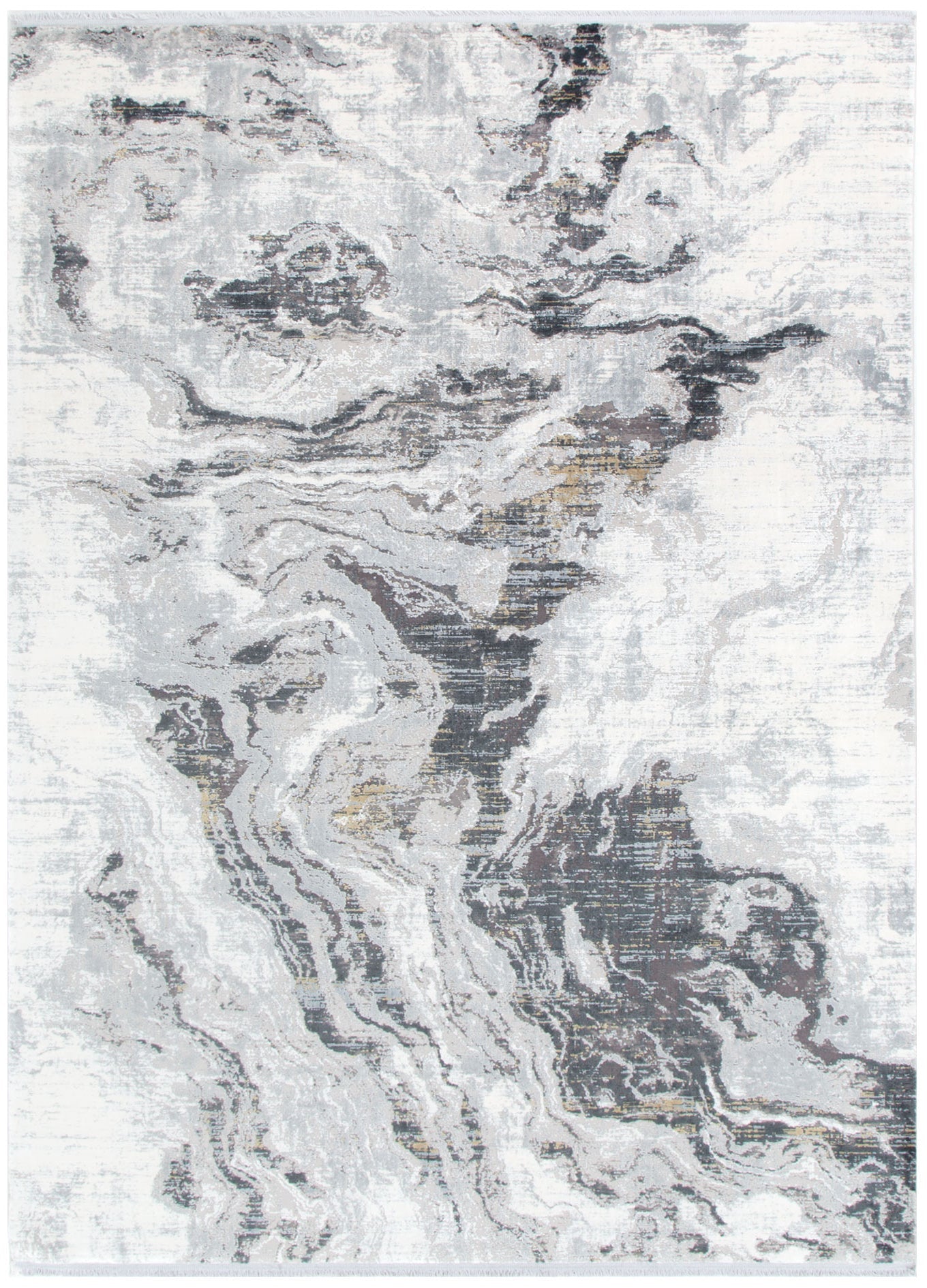 Bellevue Modern Grey Rug ‚Äö√Ñ√Æ viscose rug, soft sheen, subtle, Haus & Harbour