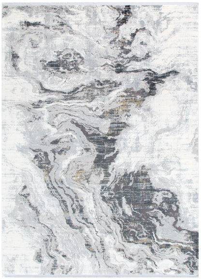 Bellevue Modern Grey Rug ‚Äö√Ñ√Æ viscose rug, soft sheen, subtle, Haus & Harbour