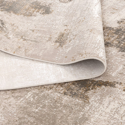 Bellevue Ivory Beige Abstract Rug