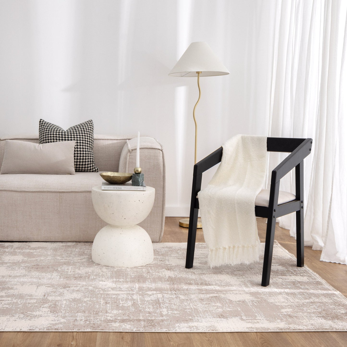 Bellevue Modern Beige Rug
