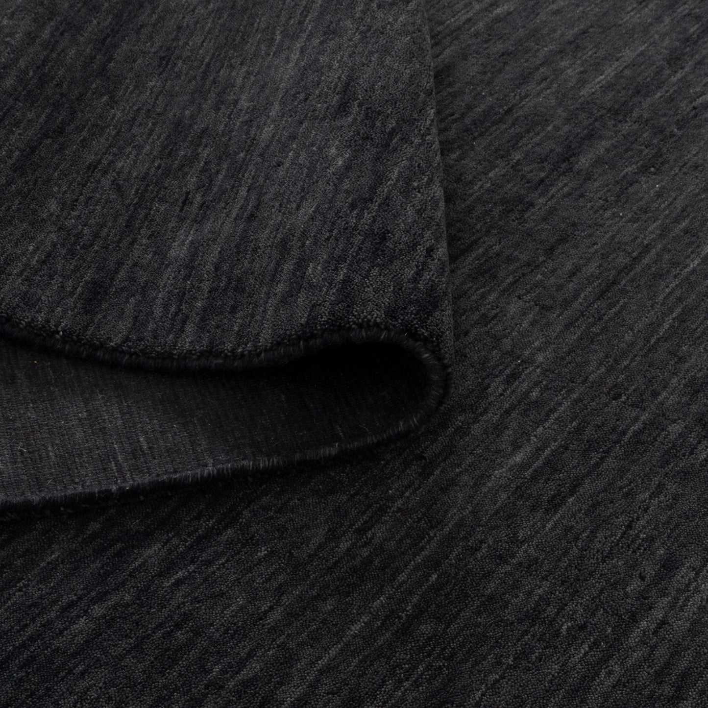 Chamberlain Modern Black Wool Rug