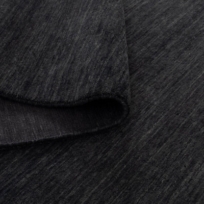 Chamberlain Modern Black Wool Rug