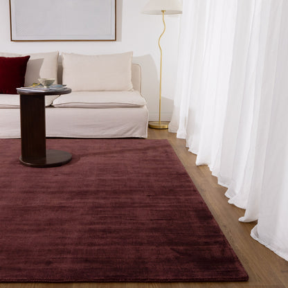 Rivareno Modern Burgundy Rug