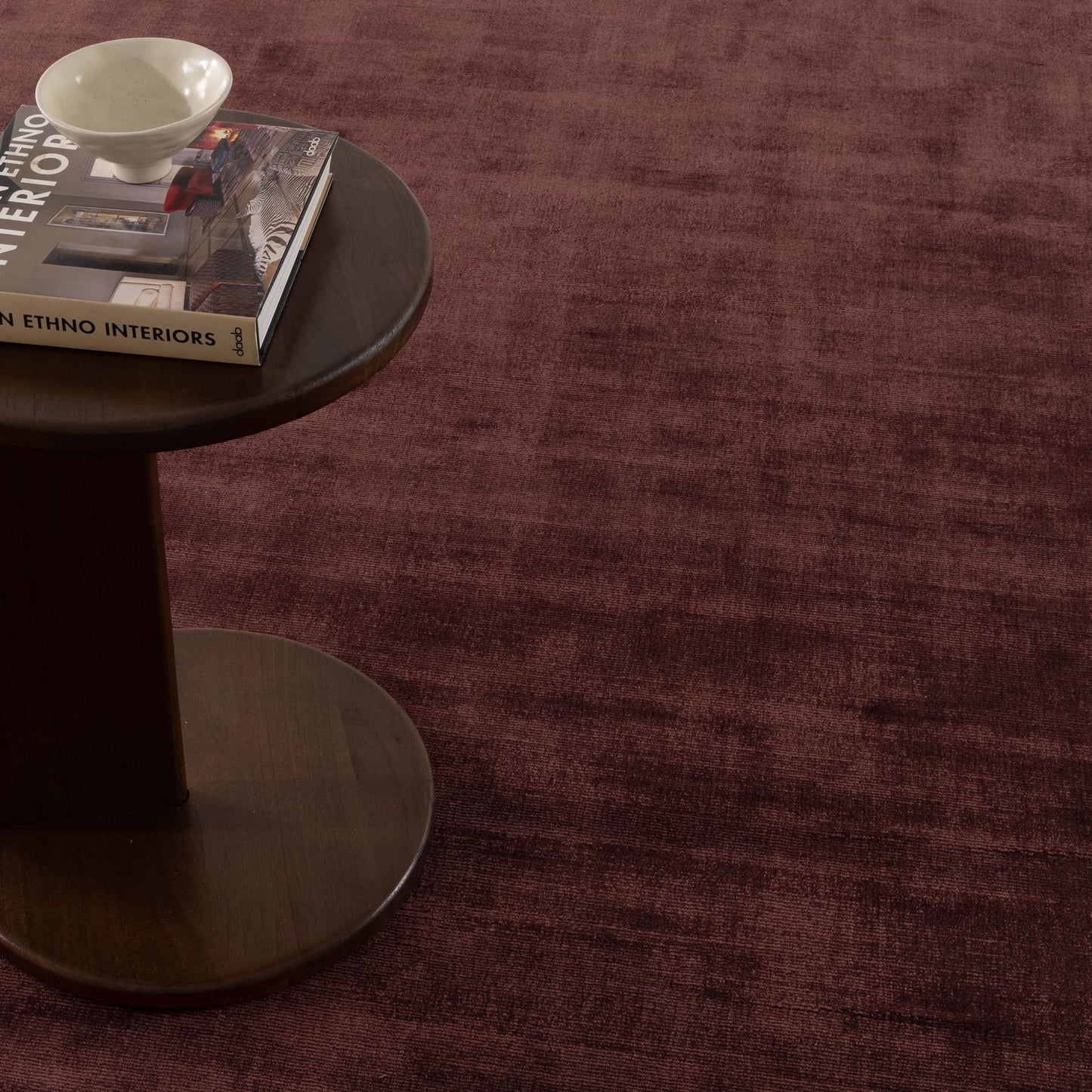 Rivareno Modern Burgundy Rug