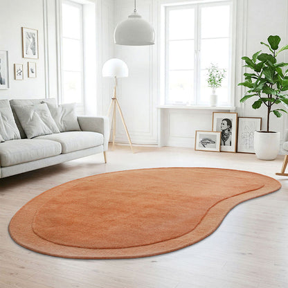 Thalia Oat Rust Wool Rug