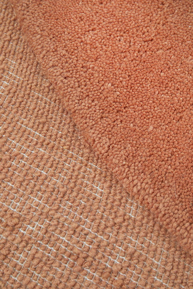 Thalia Oat Rust Wool Rug